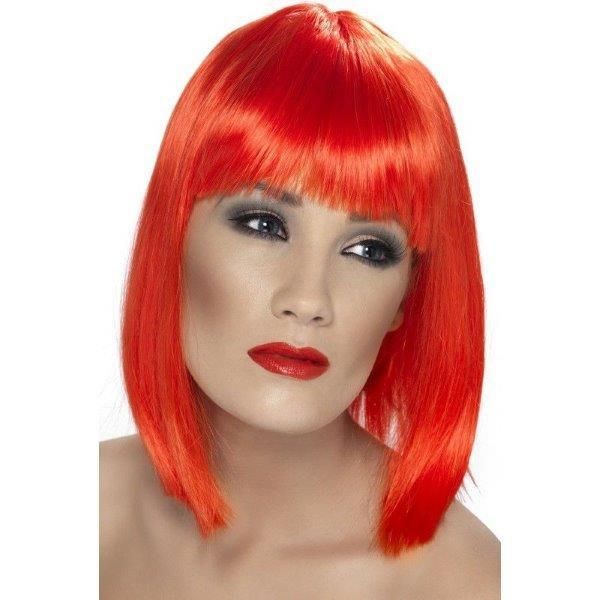 Smiffy's Peruca Glam Vermelho - 220042142