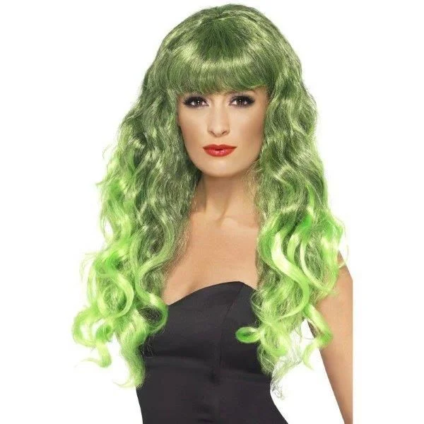 Smiffy's Peruca Siren Verde/Preto - 220042262