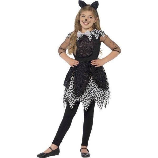 Smiffys Disfarce Gata com Laço 10-12 Anos