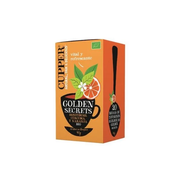 Cupper Infusão Golden Secrets Bio 20 Saquetas