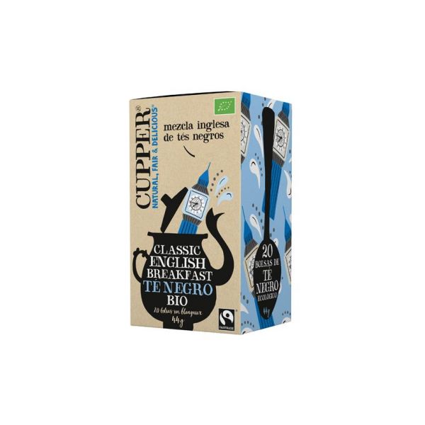 Cupper Chá Preto Mix Inglês Bio 20 Saquetas