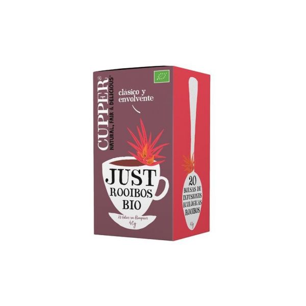 Cupper Infusão Rooibos Bio 20 Saquetas