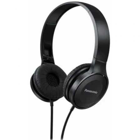 Auriculares Panasonic RP-HF100ME / Preto / Com Microfone / Jack 3.5