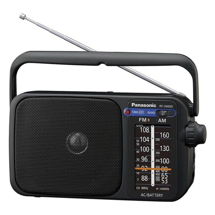 Rádio Portátil Panasonic RF-2400DEG-K