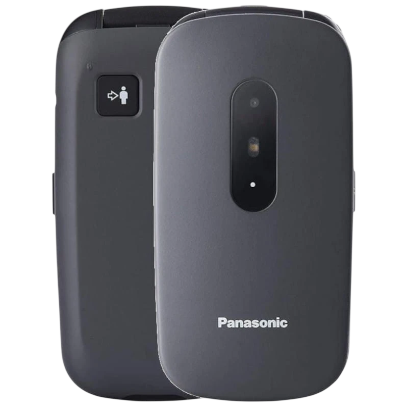 Panasonic KX-TU446, 2,4", 2G, Resistente a impactos, Tampa, Preto