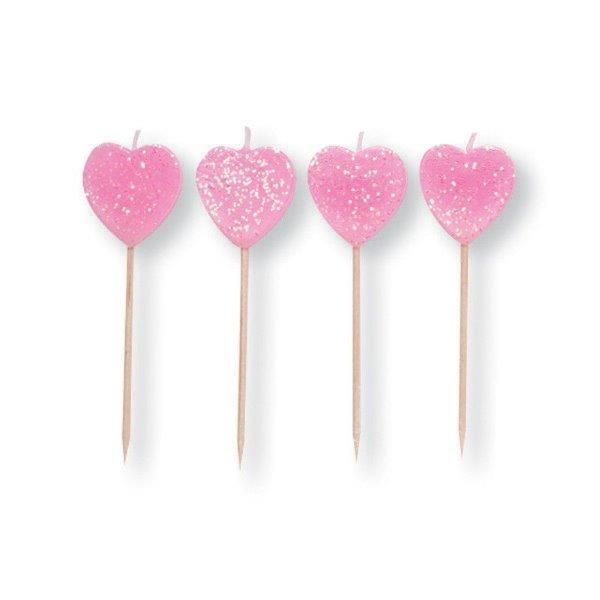 Anniversary House 10 Pack Velas Coração Glitter - 121000134
