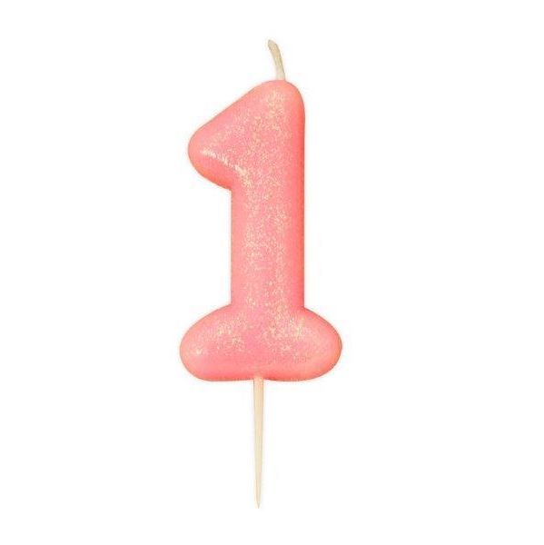 Anniversary House Vela Glitter nº1 Osa