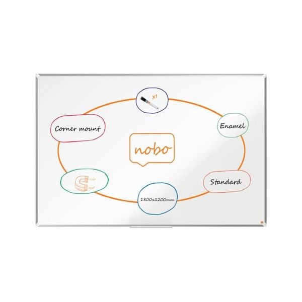 Nobo Quadro Branco Magnético 1800x1200mm - 248620-A