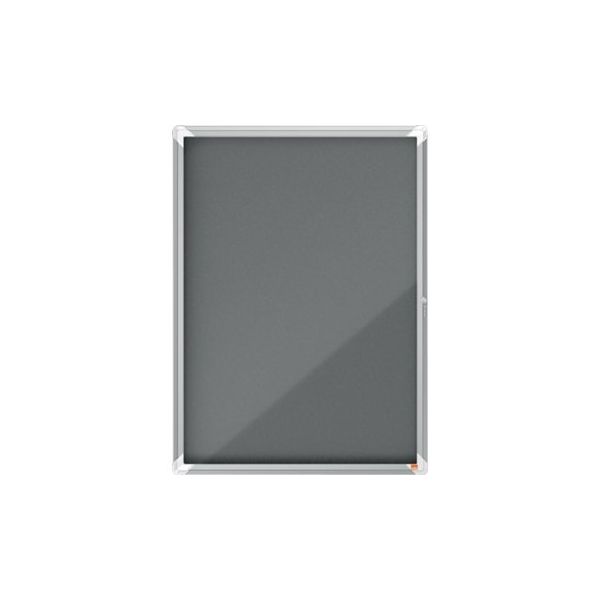 Nobo Suporte para Avisos Vitrine com Chave 9XA4 Porta 1 Folha (cinzento Feltro Magnético: Não)