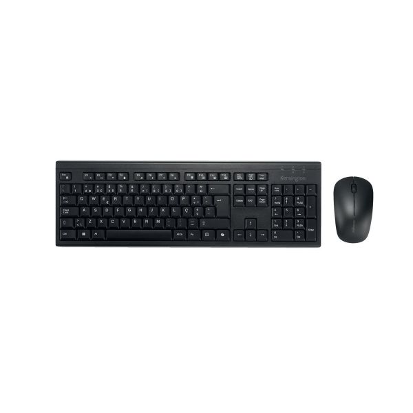 Teclado Kensington KM270 EQ Rato Sem Fios Preto