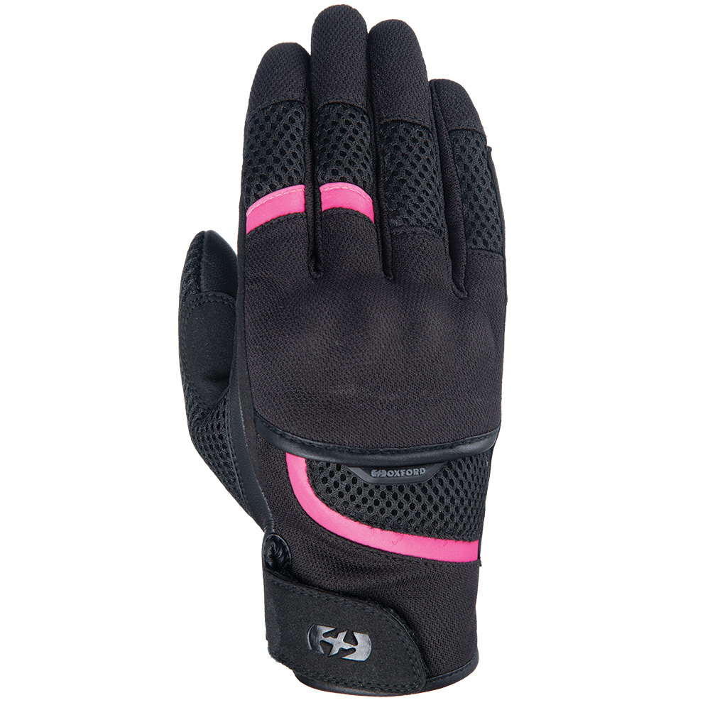 LUVAS MOTO OXFORD BRISBANE LADY WS PRETO/ROSA M