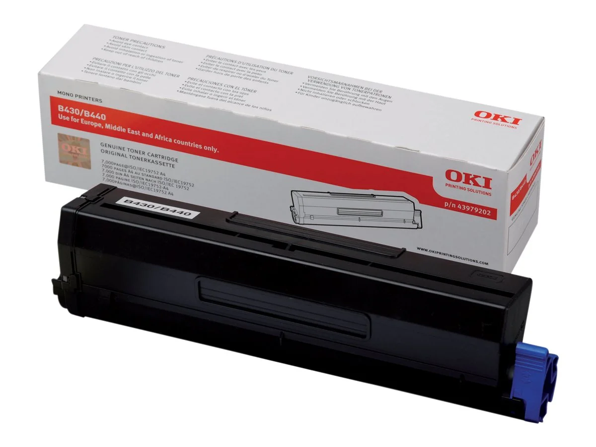 OKI B430/B440/MB460/MB470/MB480 Preto Cartucho de Toner Original – 43979202