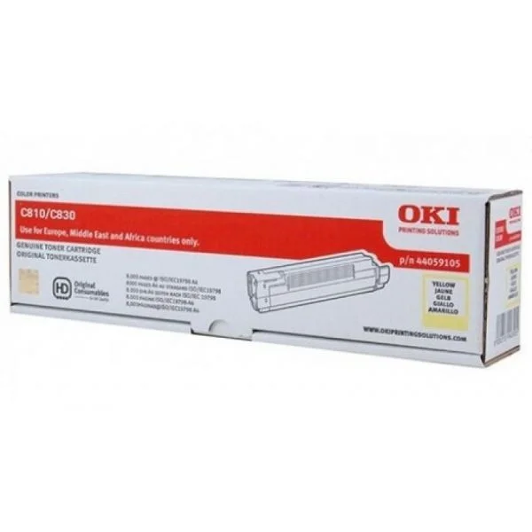 Oki toner amarelo