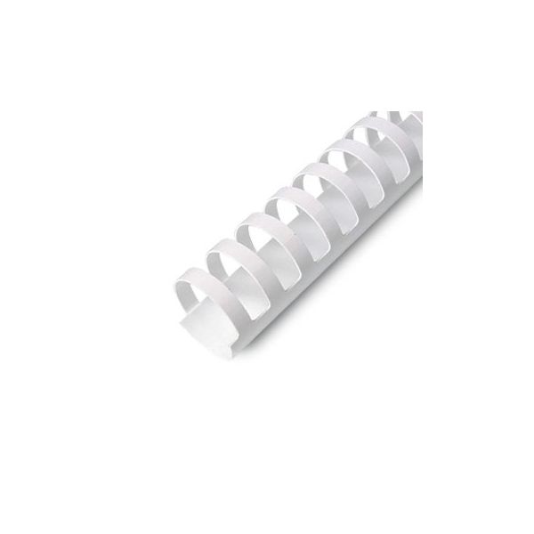Leitz Argolas PVC para Encadernar 19/20mm 100 Unidades Brancas