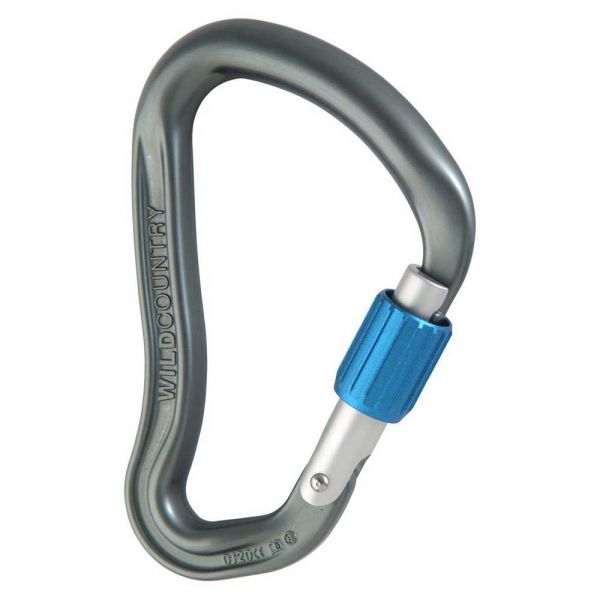 Wildcountry Mosquetão Ascent Hms Gunmetal / Blue