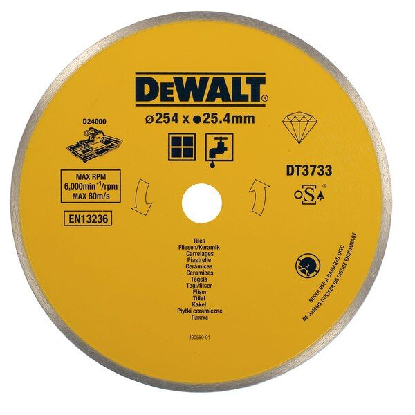 Dewalt Disco de Corte de Diamante Profissional 250mm - DT3733-XJ