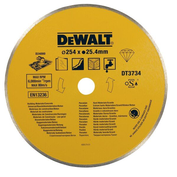 Dewalt Disco de Corte de Diamante Profissional 250mm - DT3734-XJ