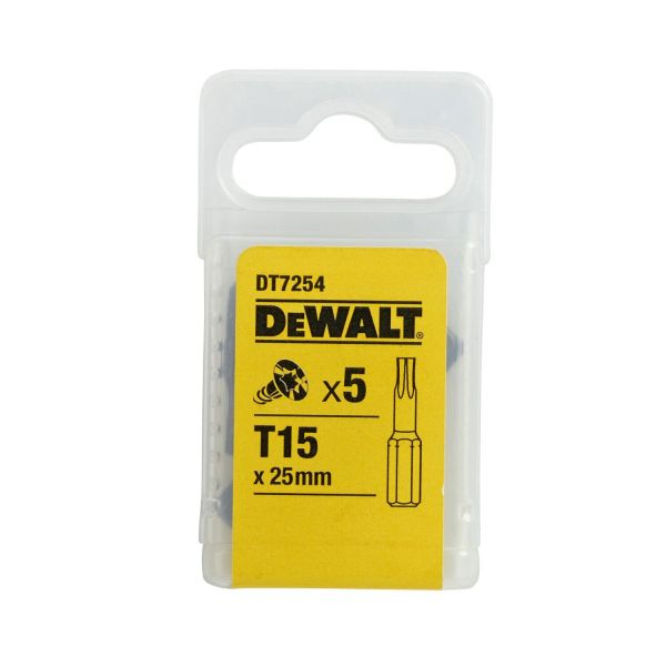 DEWALT Bits Torx T15x25mm 5PÇ - DT7254-QZ