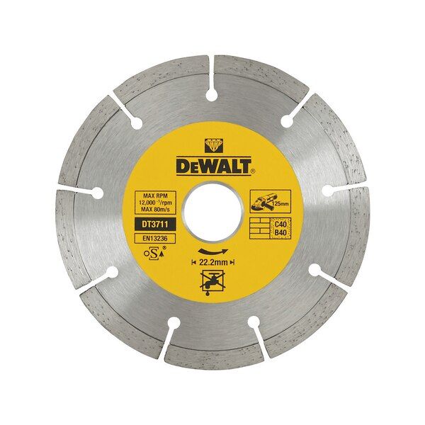 Dewalt Disco Diamantado Segmentado 125mm - DT3711-QZ