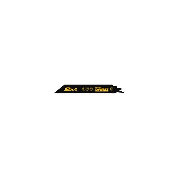 DeWALT Lâmina de Serra Sabre Extreme 2X DT2408L-QZ Bi-Metal 203mm 1.8-1.4mm para Metal