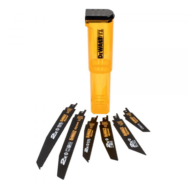 DeWALT Jogo de Lâminas de Serra Sabre DT2440L-QZ Bi-Metal 6 Peças