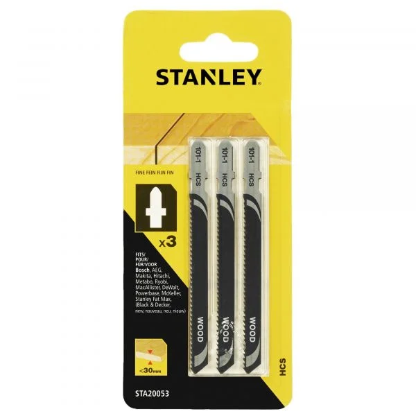 Stanley Lâminas HCS STA20053-XJ para Corte Fino e Reto 75mm