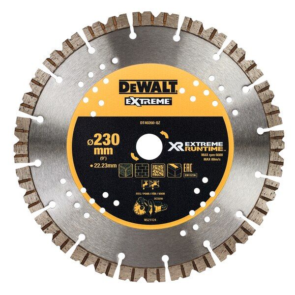 Dewalt Disco de Diamante para Serra de Corte 230mm - DT40260-QZ