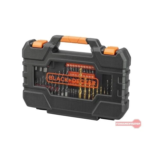 Black+Decker Kit 104 Peças para Furar e Aparafusar A7230-XJ
