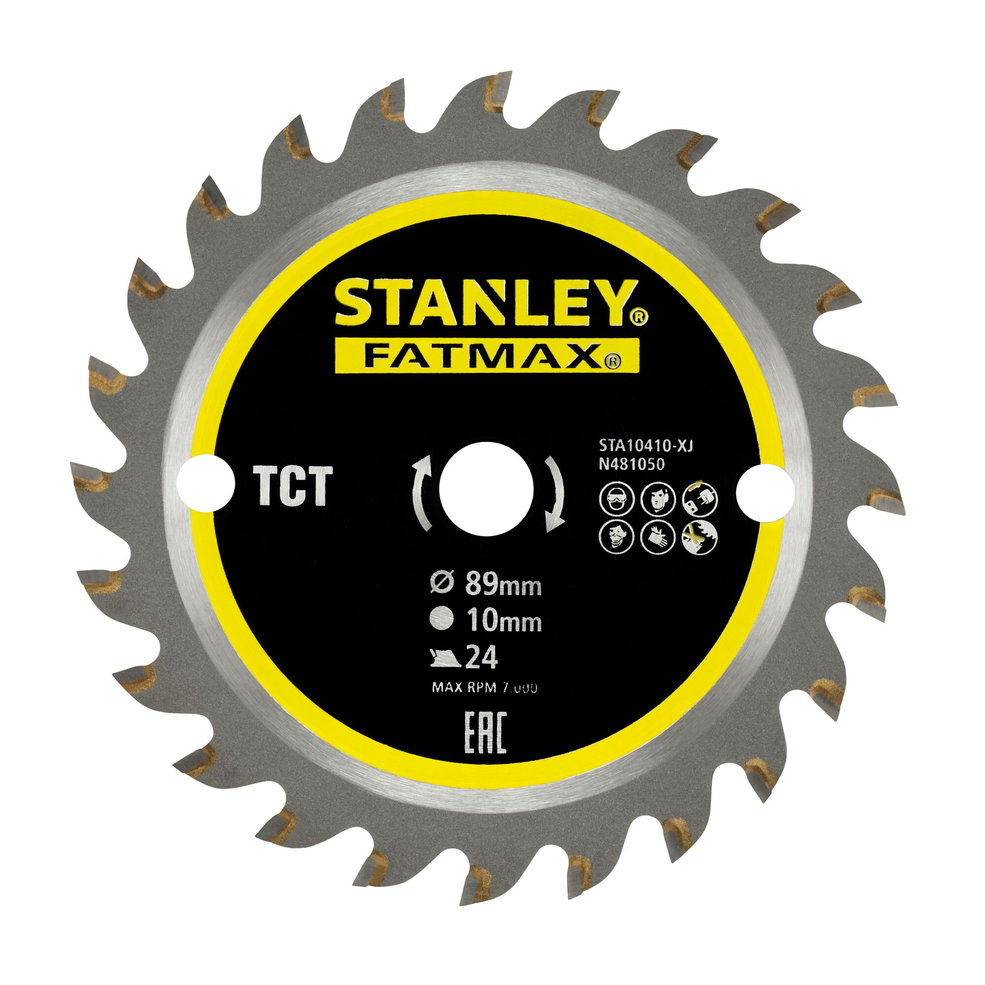 Stanley Disco de Carboneto Stanley Tct 89mm 24 Dentes