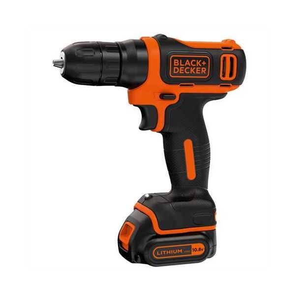 Black Decker Aparafusadora 10.8V 26 Nm x Bateria 1.5Ah Litio B BDCD12 - BDCD12-QW