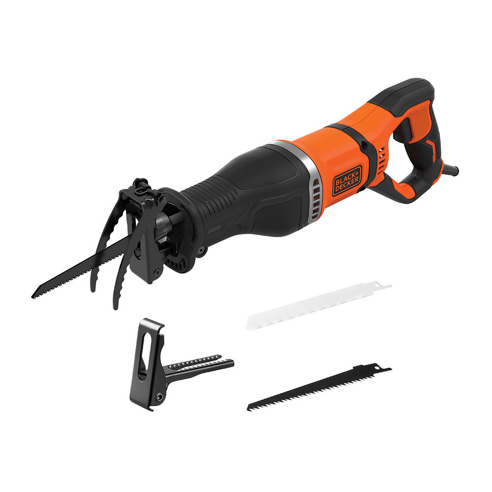 Black & Decker BES301-QS serra sabre 2800 spm 750 W Preto, Laranja