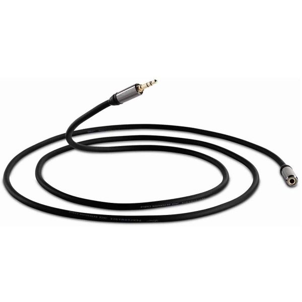 Qed Extensão Auscultadores Jack Macho-fêmea 3,5MM Performance QE7301 3MT