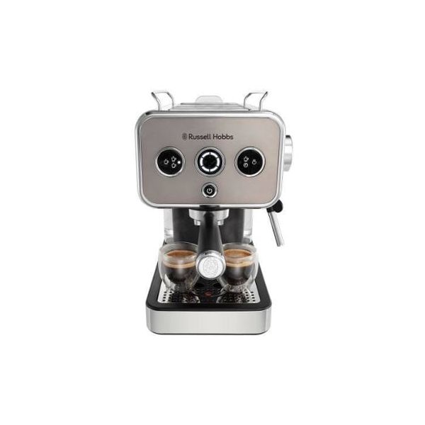 Máquina de Café RUSSELL HOBBS Máquina de café Distinctions Titanium 26452-56 (15 bar)