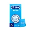 DUREX NATURAL PLUS PRESERVATIVOS X6