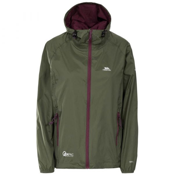 Trespass Qikpac Jacket Verde S Mulher