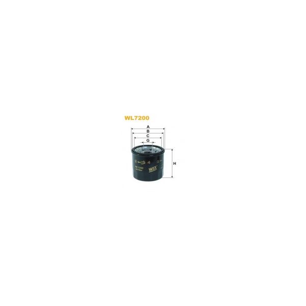 Wix Filters WL7200 - Filtro de óleo - 5050026009582