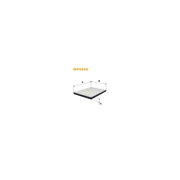 Wix Filters WP6860 - Filtro, ar do habitáculo - 5050026010342