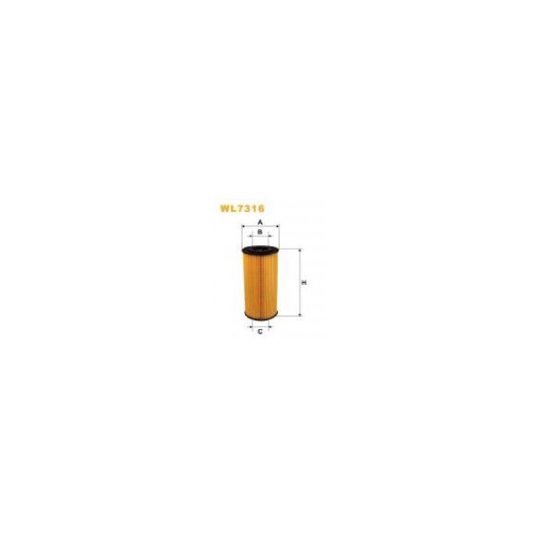 Wix Filters WL7316 - Filtro de óleo - 5050026344867