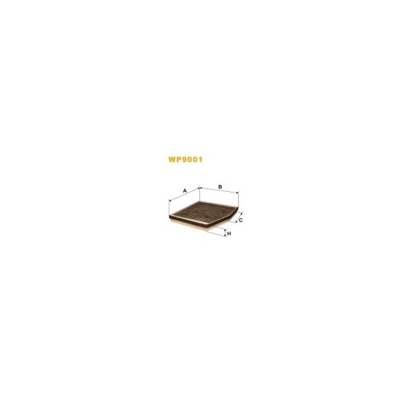 Wix Filters WP9001 - Filtro, ar do habitáculo - 5050026345499