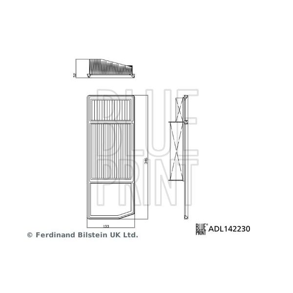 Blue Print Filtro de Ar - ADL142230