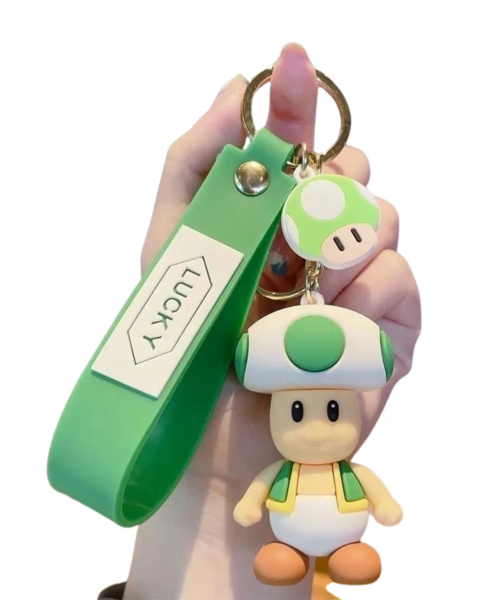 Chaveiro Toad Miniatura | Super Mario Bros Verde