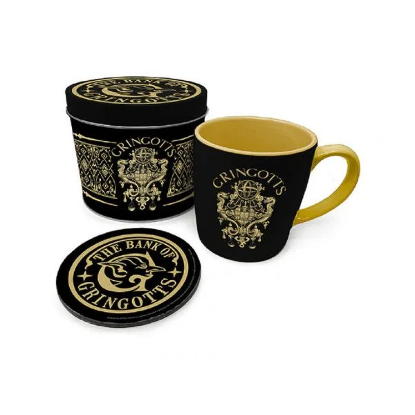 Pyramid Caneca + Base Copos Harry Potter Gringotts