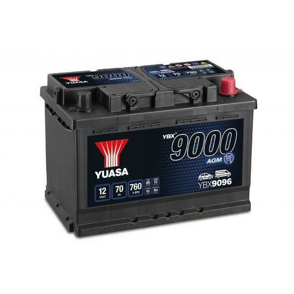 Yuasa Bateria 12V 45Ah, Terminal Positivo à Direita - YBX3053