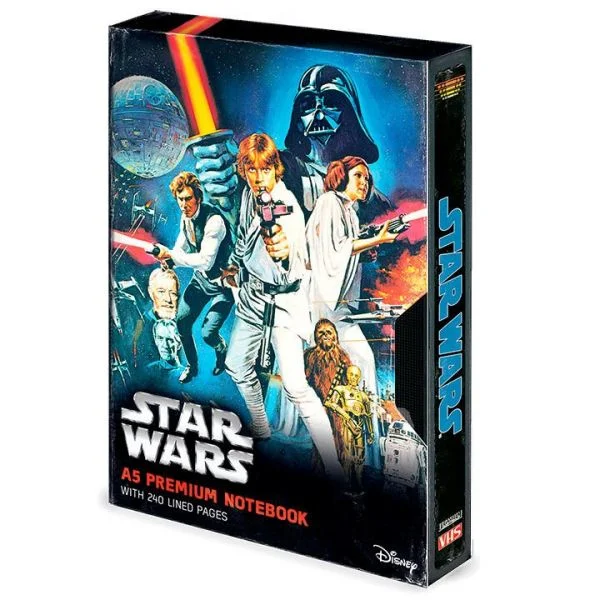 Pyramid Caderno Pautado VHS Star Wars A5