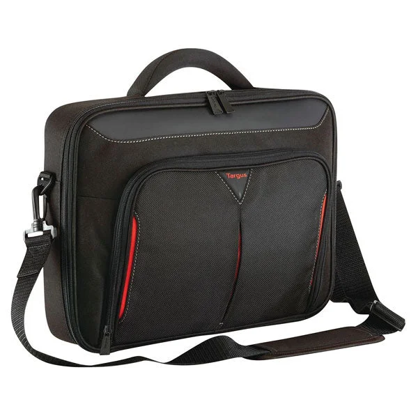 DELL Classic+ mala para portáteis 35,6 cm (14") Pasta Preto, Verm