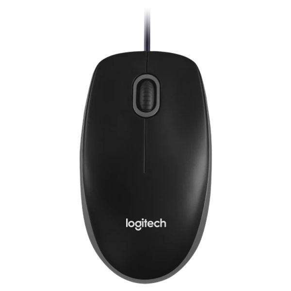 Logitech B100 Optical Mouse USB Black