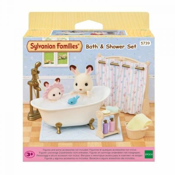 Sylvanian Families Conjunto de Duche e Banheira