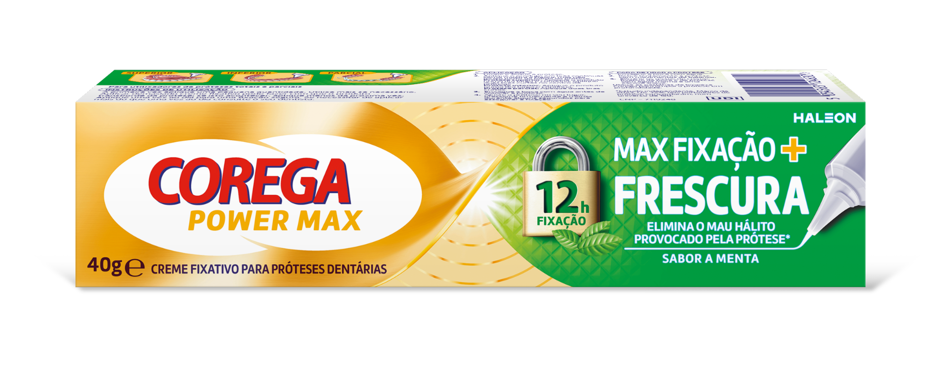 Corega Power Max Fixação + Frescura sabor a Menta 40g