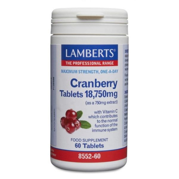 Lamberts Cranberry 18.750mg 60 Comprimidos