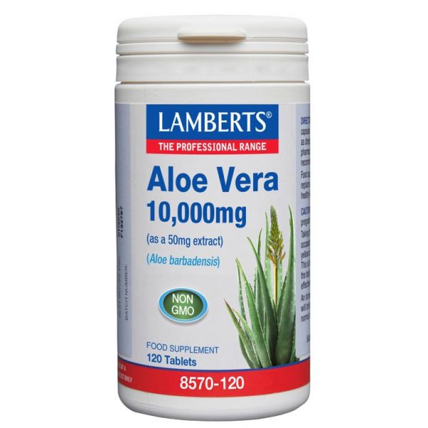 Lamberts Aloe Vera 10,000Mg 120 Cápsulas
